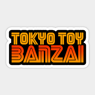 TOKYO TOY BANZAI LOGO Sticker